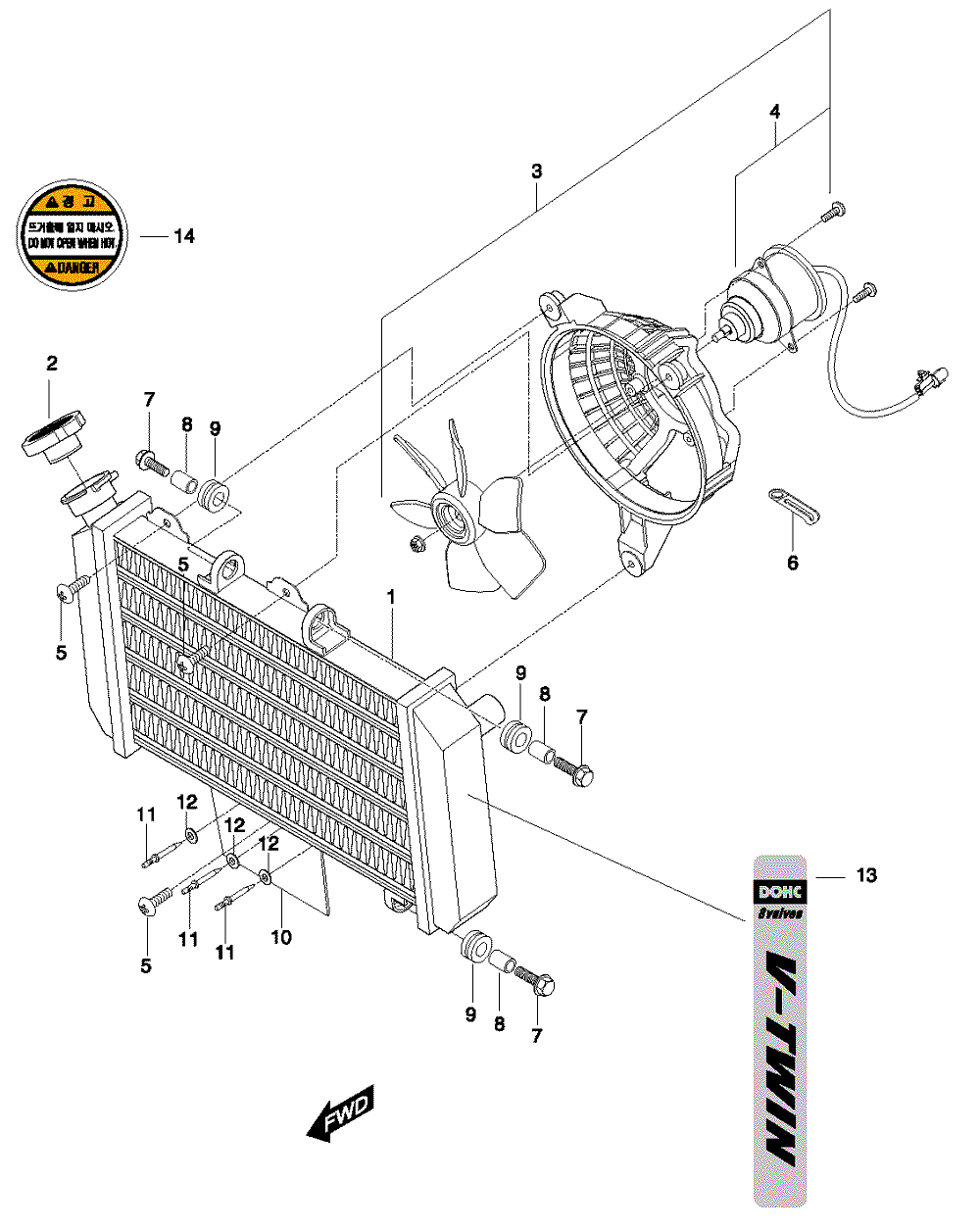 Kühler & Ventilator