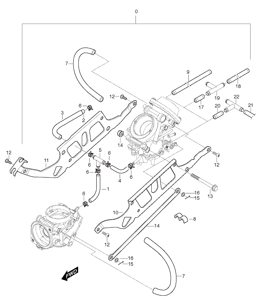 Halter & Anschlüsse für Vergaser