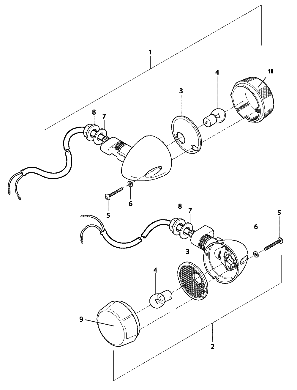 Blinker hinten