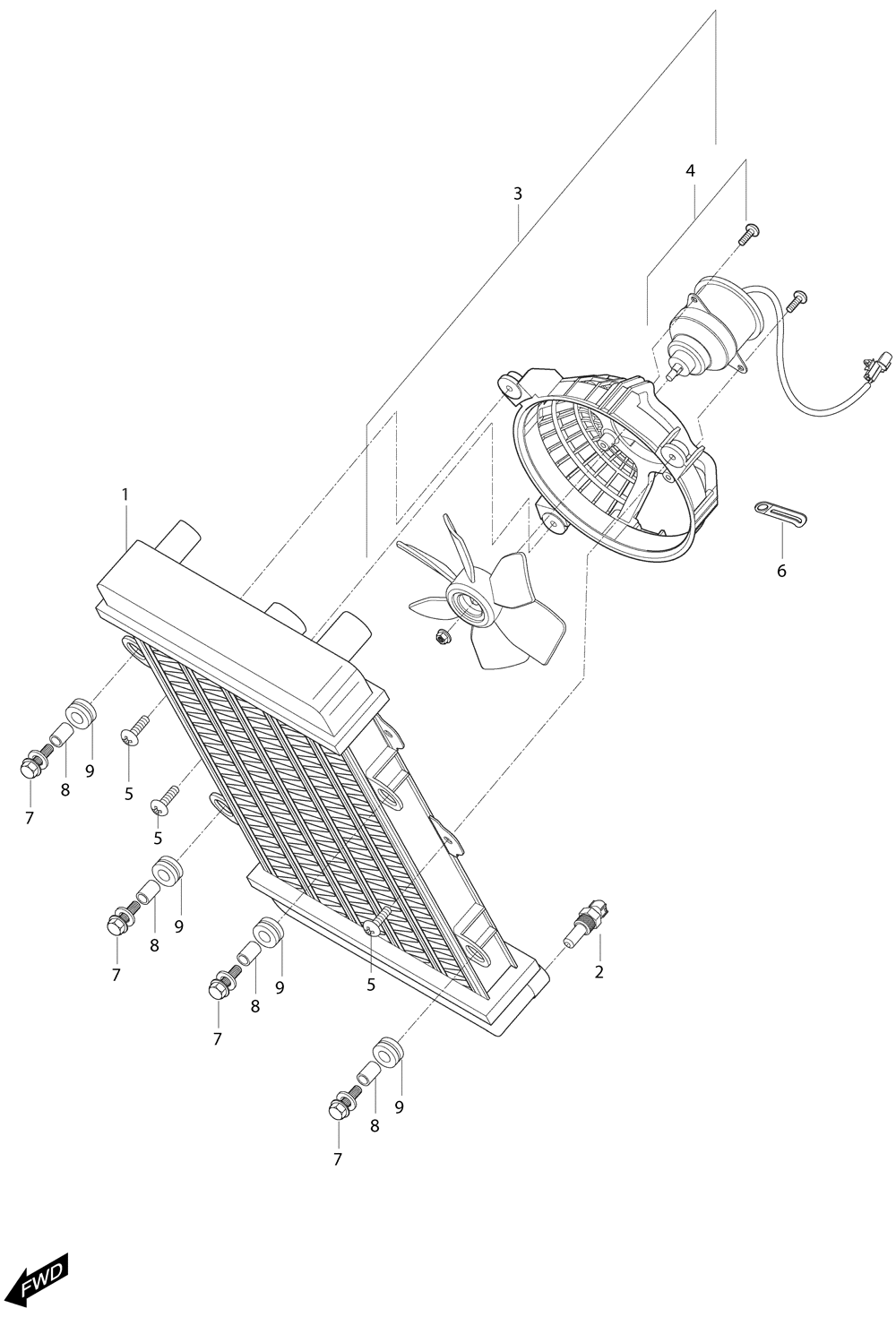 Kühler & Ventilator