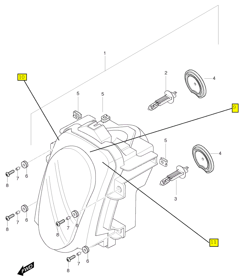Scheinwerfer