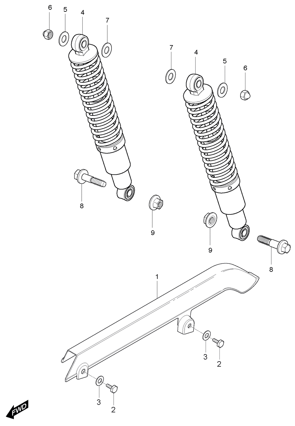 Federbein & Kettenschutz
