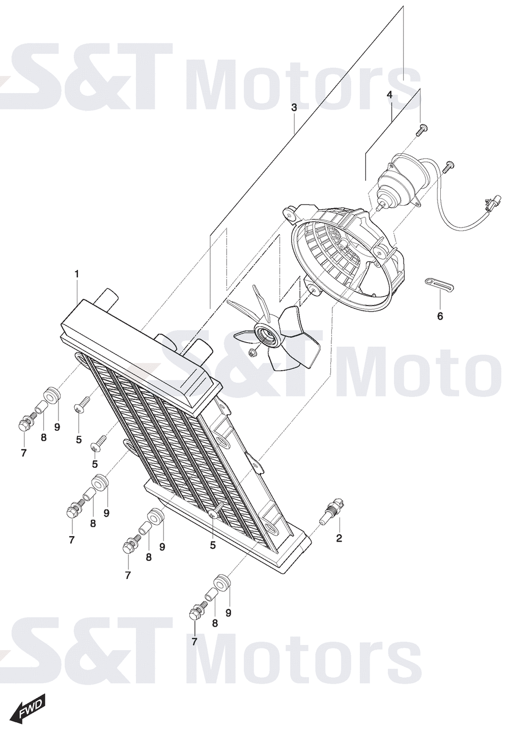 Kühler & Ventilator