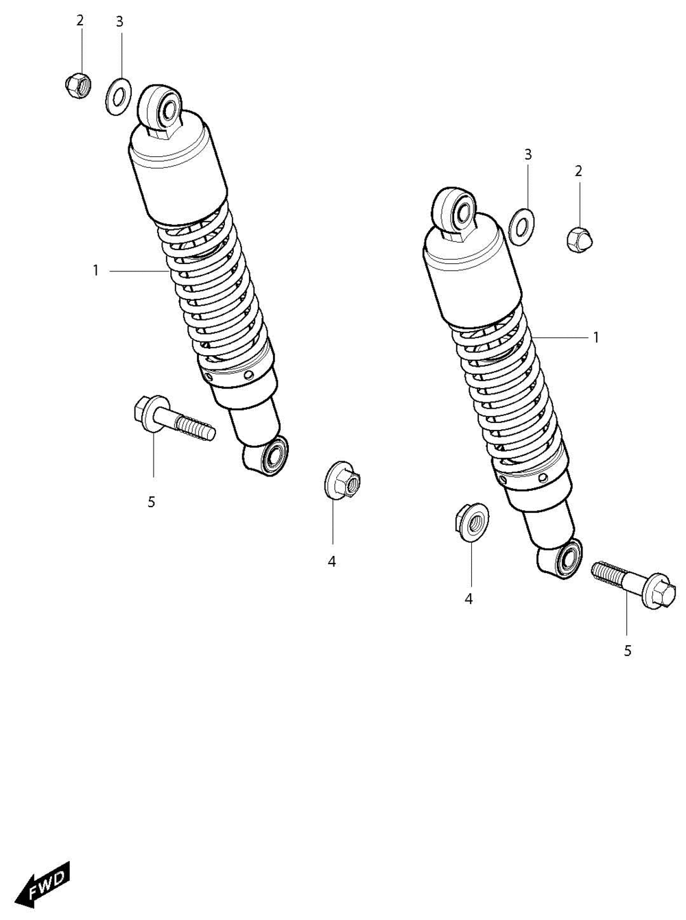 Federbein hinten