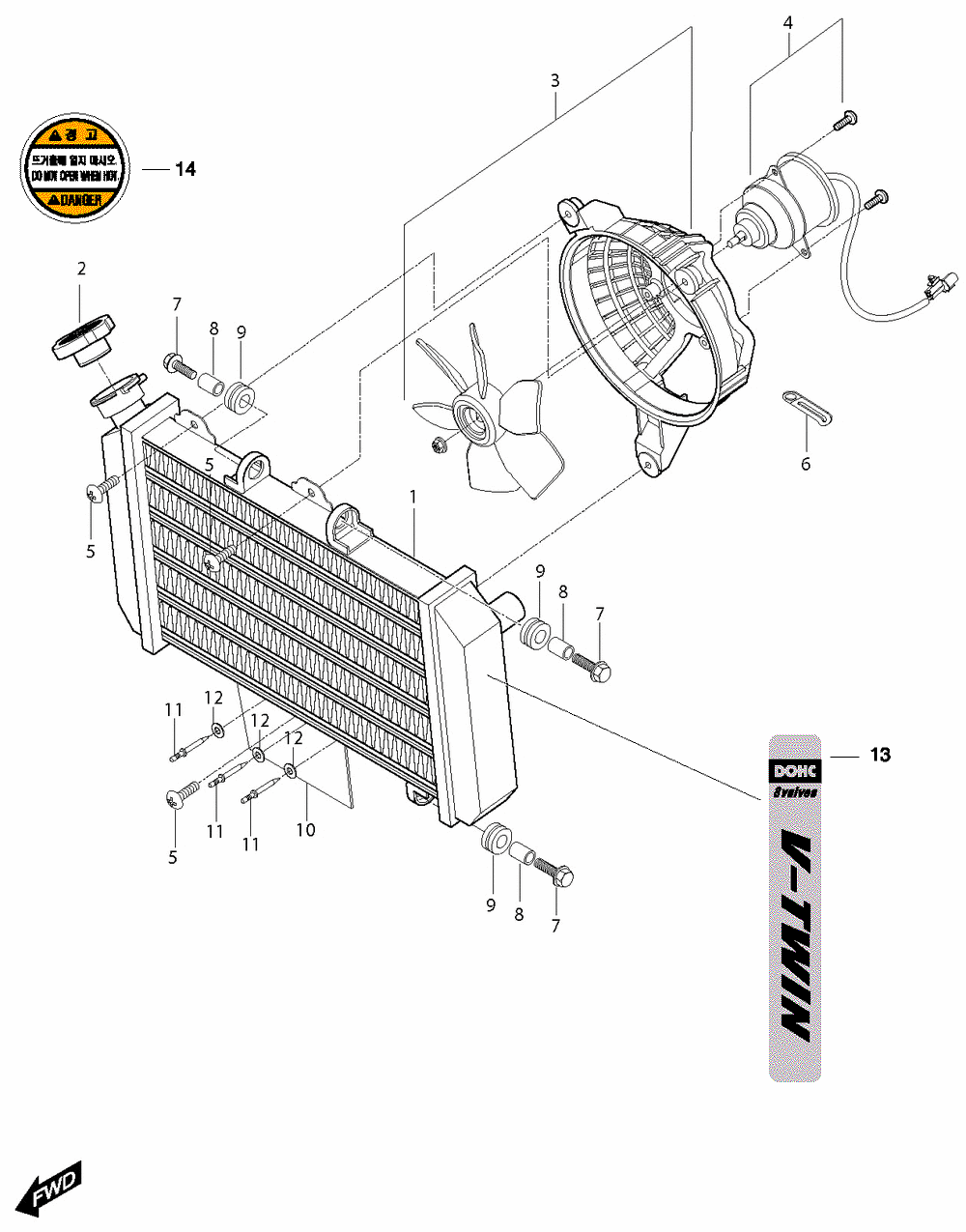 Kühler & Ventilator