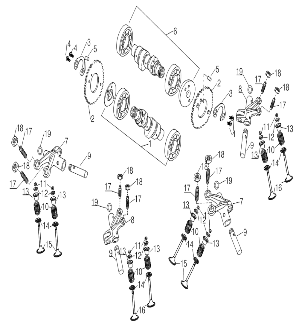 Nockenwellen &Ventiltrieb