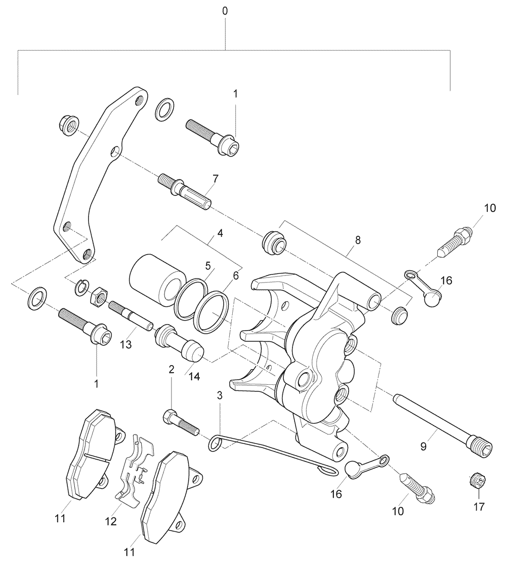 Bremssattel vorne