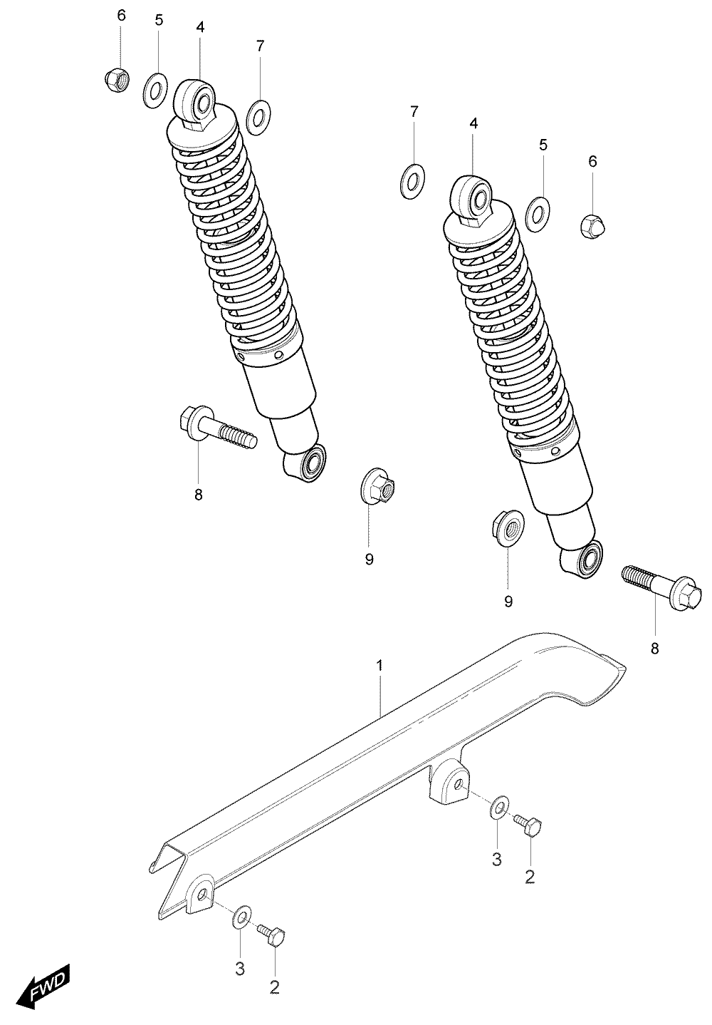 Federbein & Kettenschutz