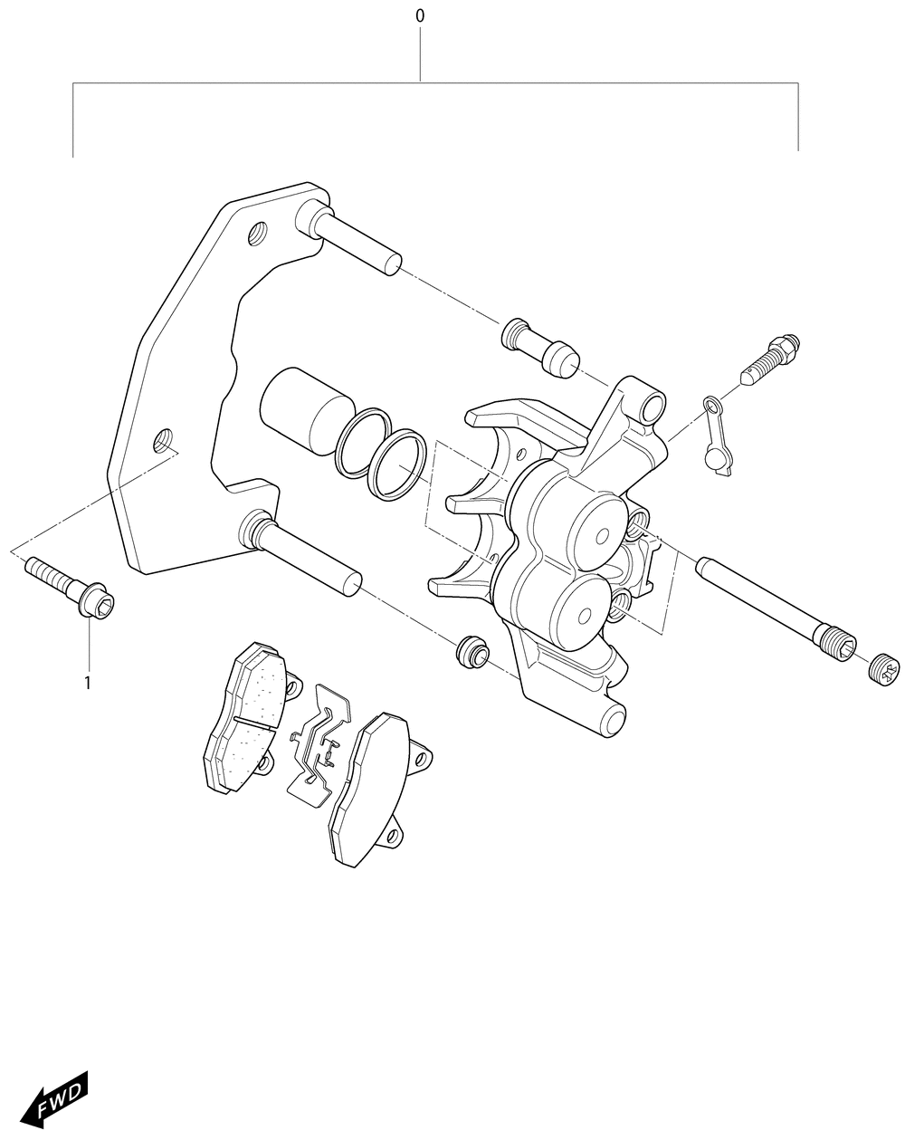 Bremssattel vorne