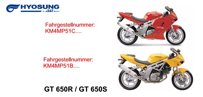 GT 650 S & R