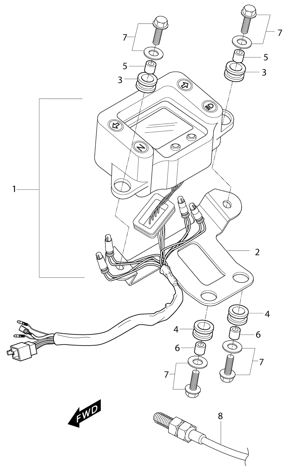 Tachometer & Sensor