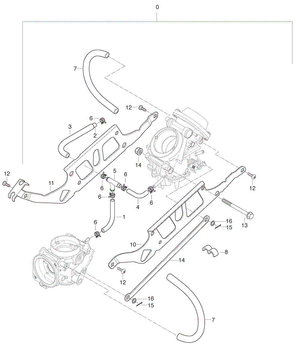 Halter & Anschlüsse für Vergaser