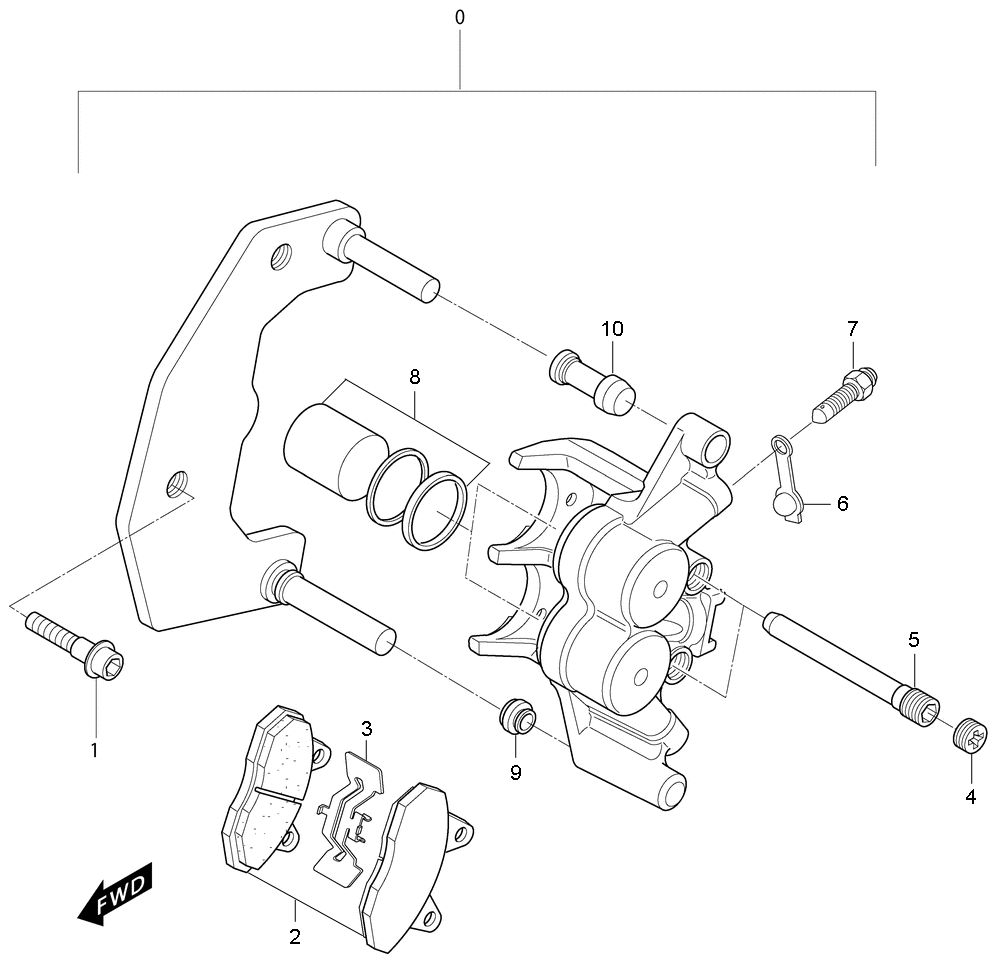 Bremssattel vorne
