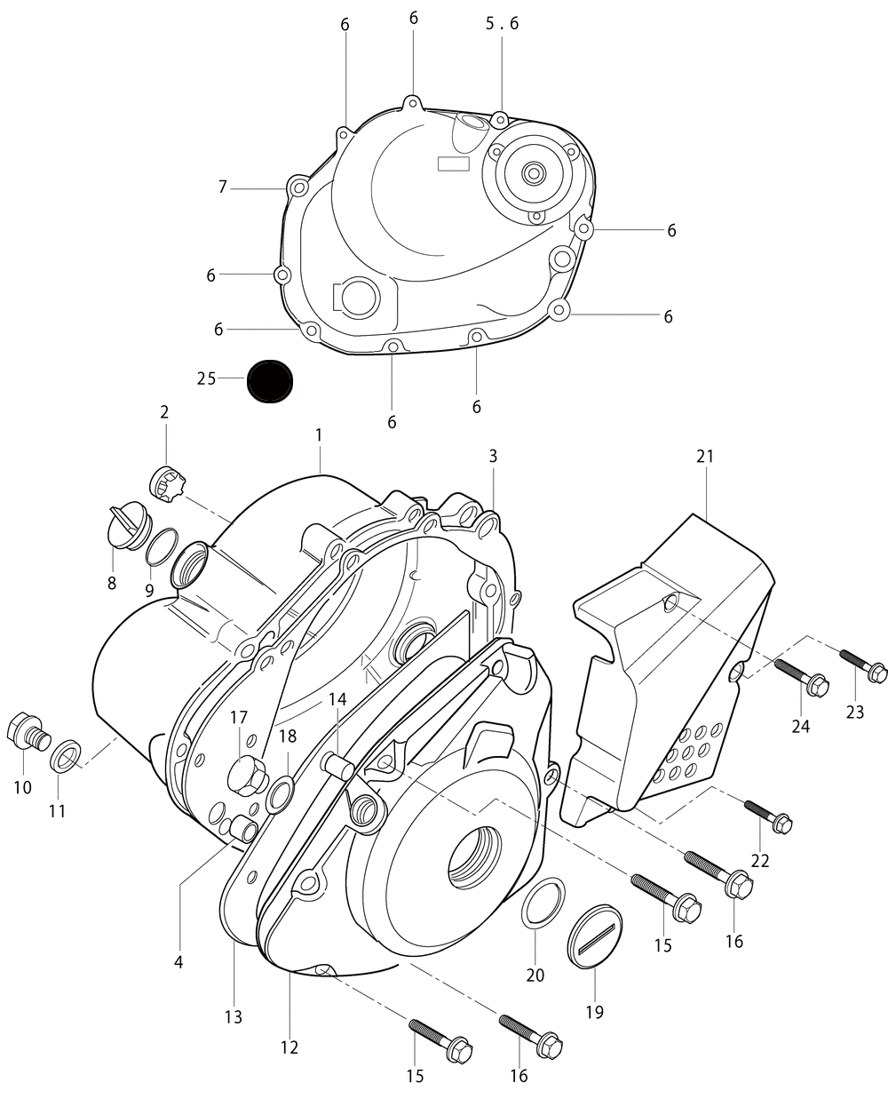 Motor - Gehäusedeckel