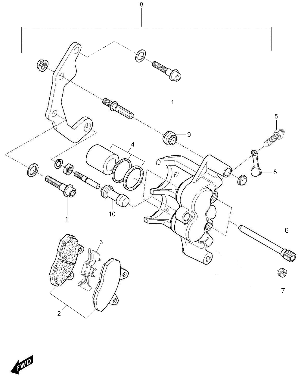 Bremssattel vorne