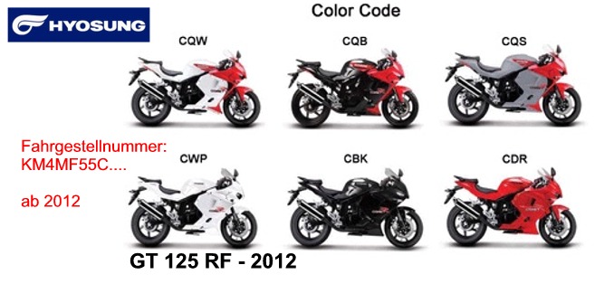 GT 125 R F 2012