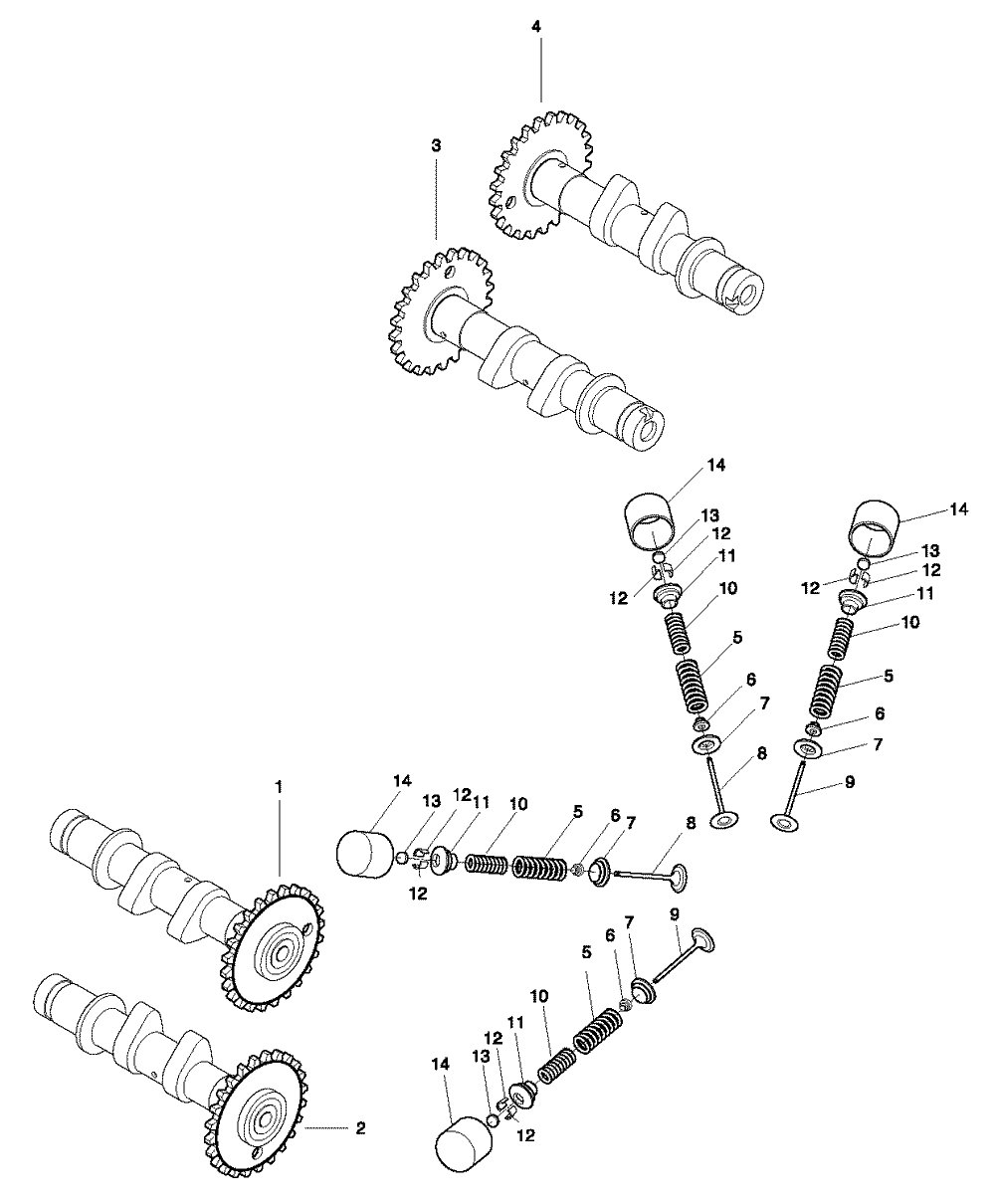Nockenwellen / Ventiltrieb