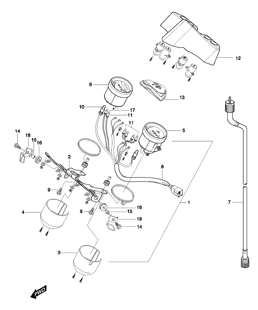 Tachometer / Drehzahlmesser
