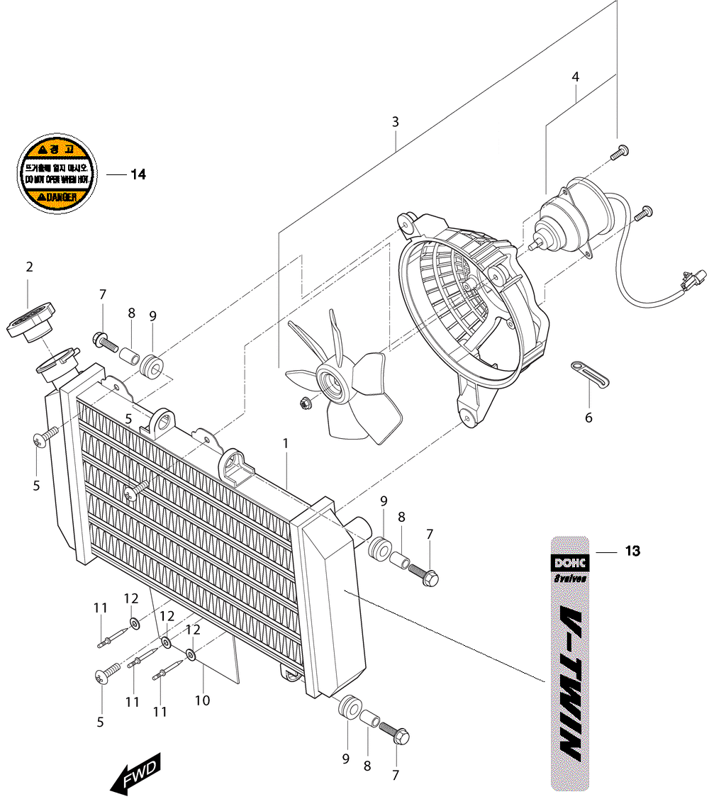 Kühler & Ventilator