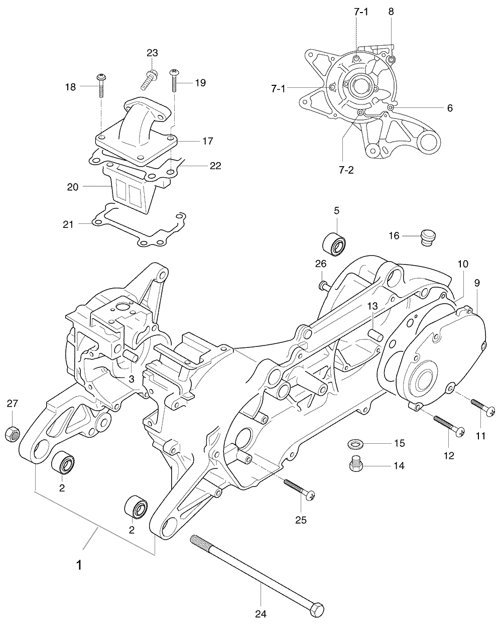 Kurbelwellengehäuse