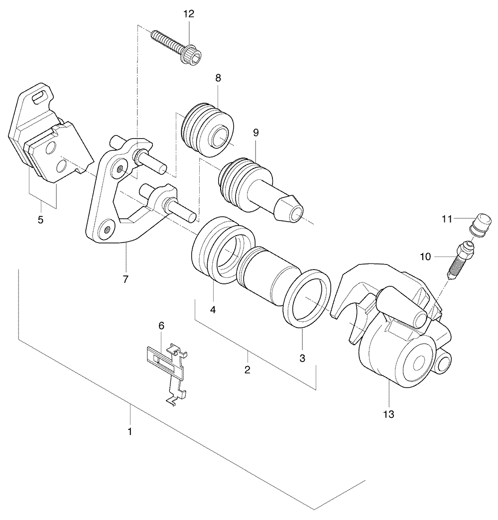 Bremssattel vorn