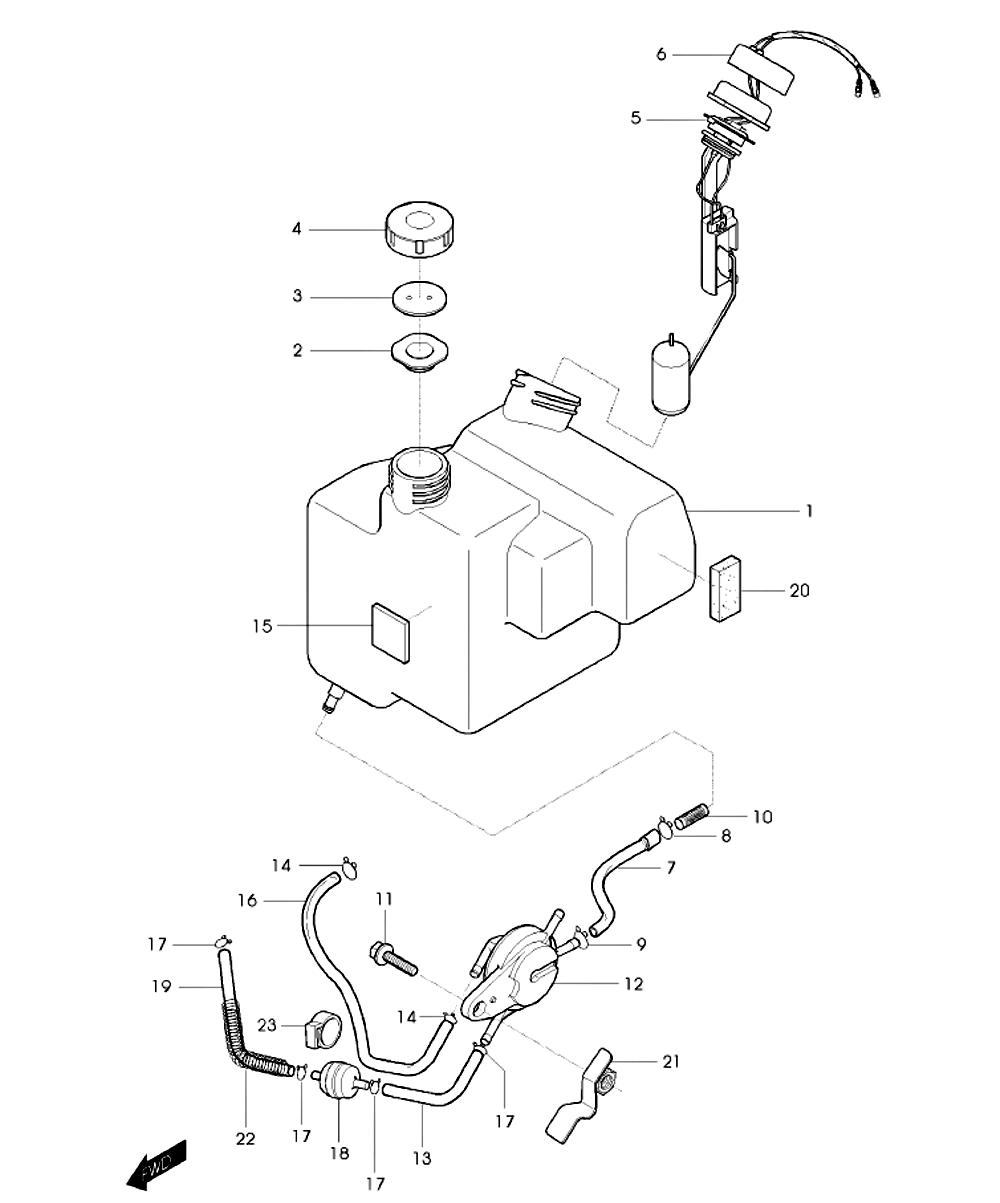 Benzintank
