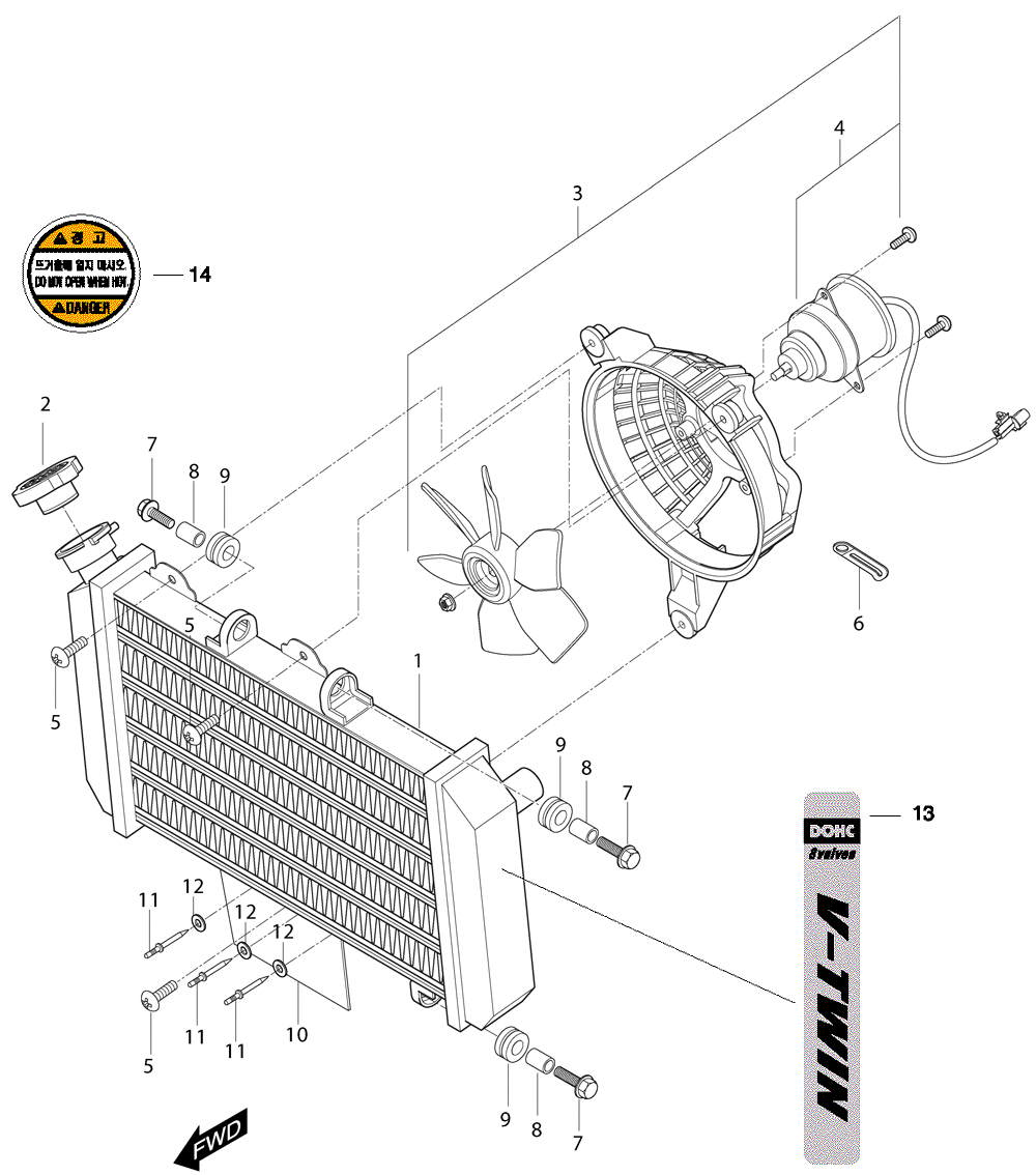 Kühler & Ventilator