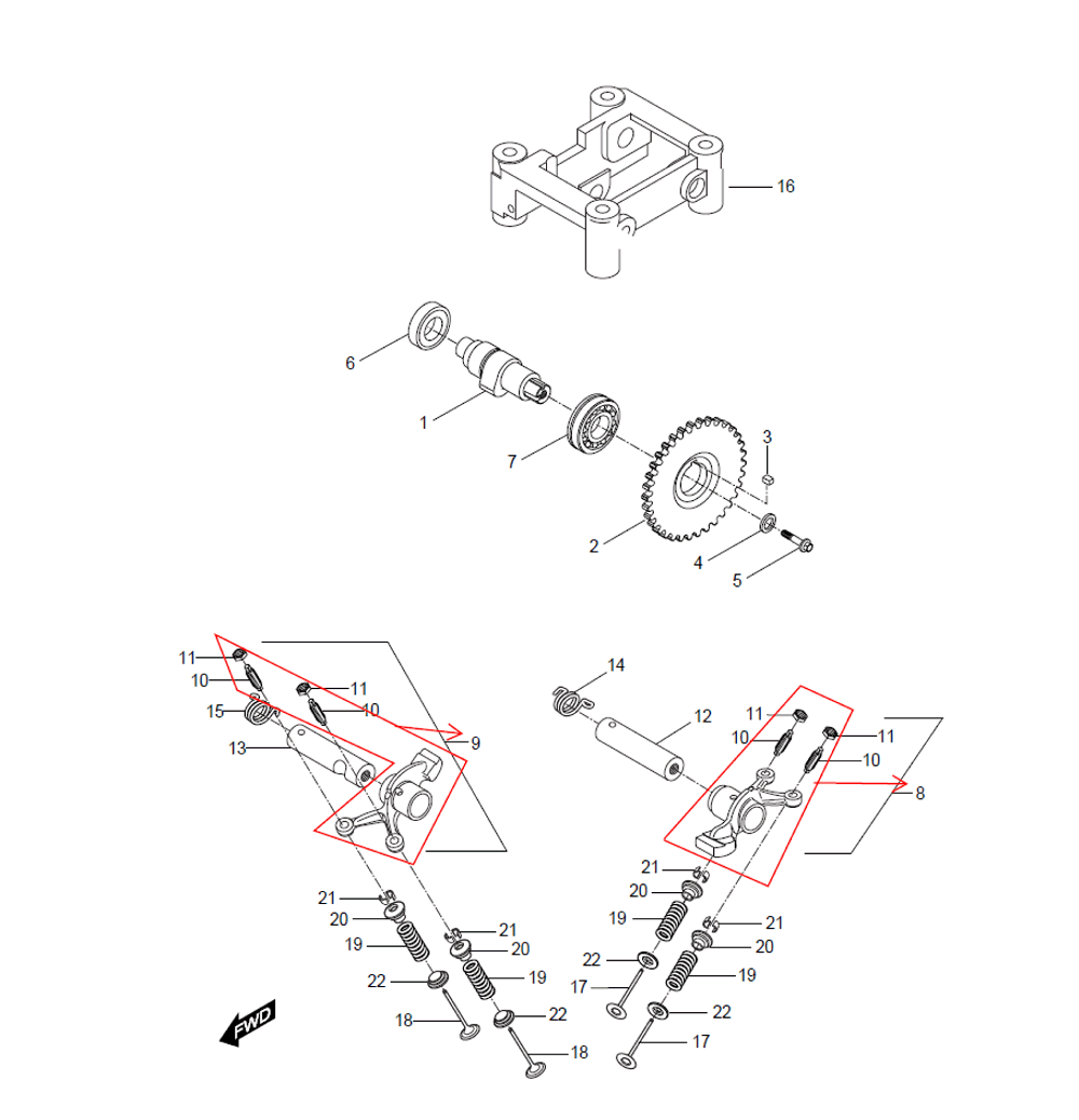 Nockenwellen / Ventiltrieb