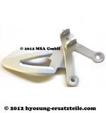 Halter f. Fussraste links