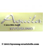 Emblem, HYOSUNG und AQUILA chrom