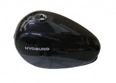 Benzintank schwarz (007), m. HYOSUNG Emblem