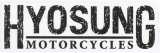 Aufkleber (HYOSUNG MOTORCYCLES) (auch f. Modell orange)